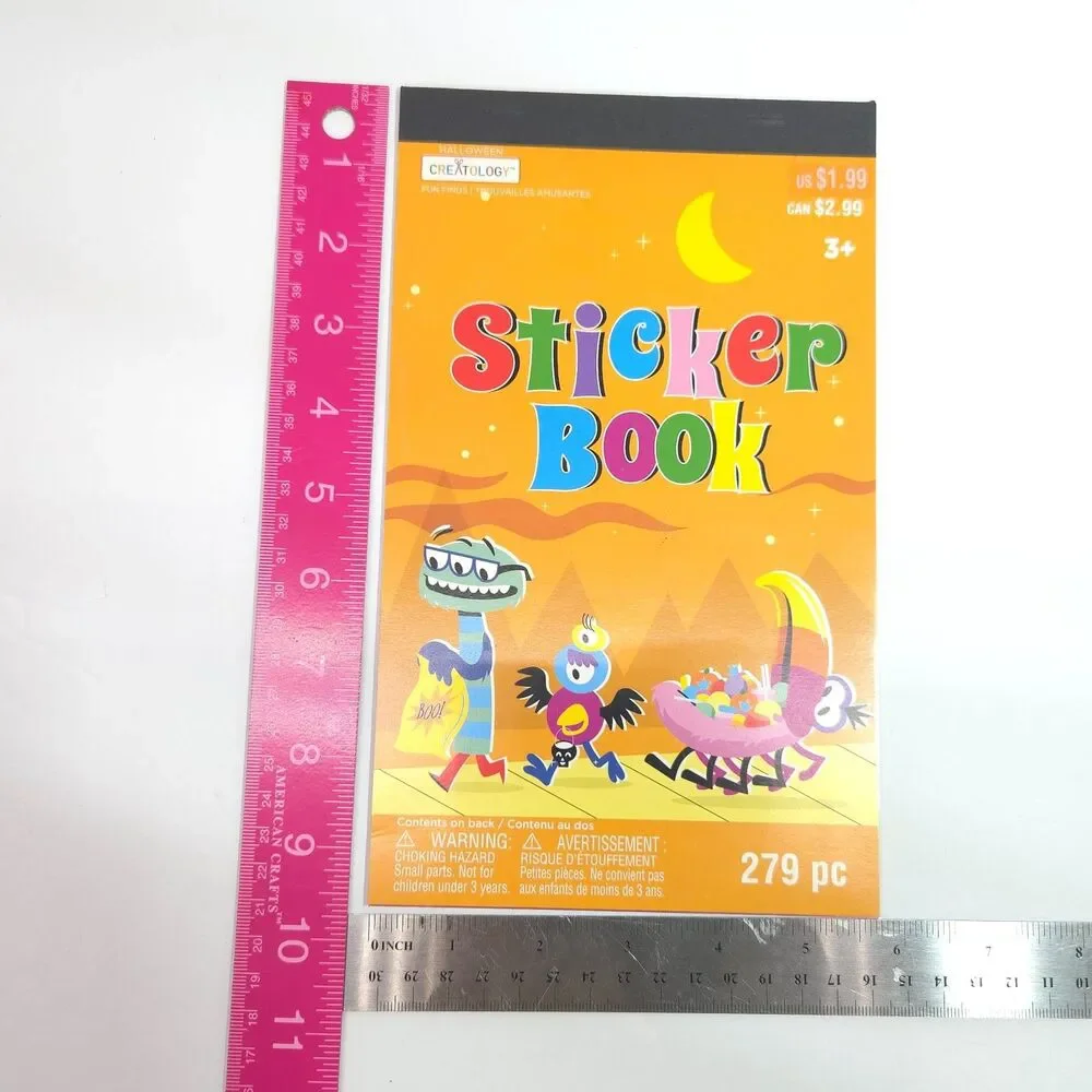 Creatology Halloween Sticker Books Lot of 13 Trick or Treat Monster 279 pc Each